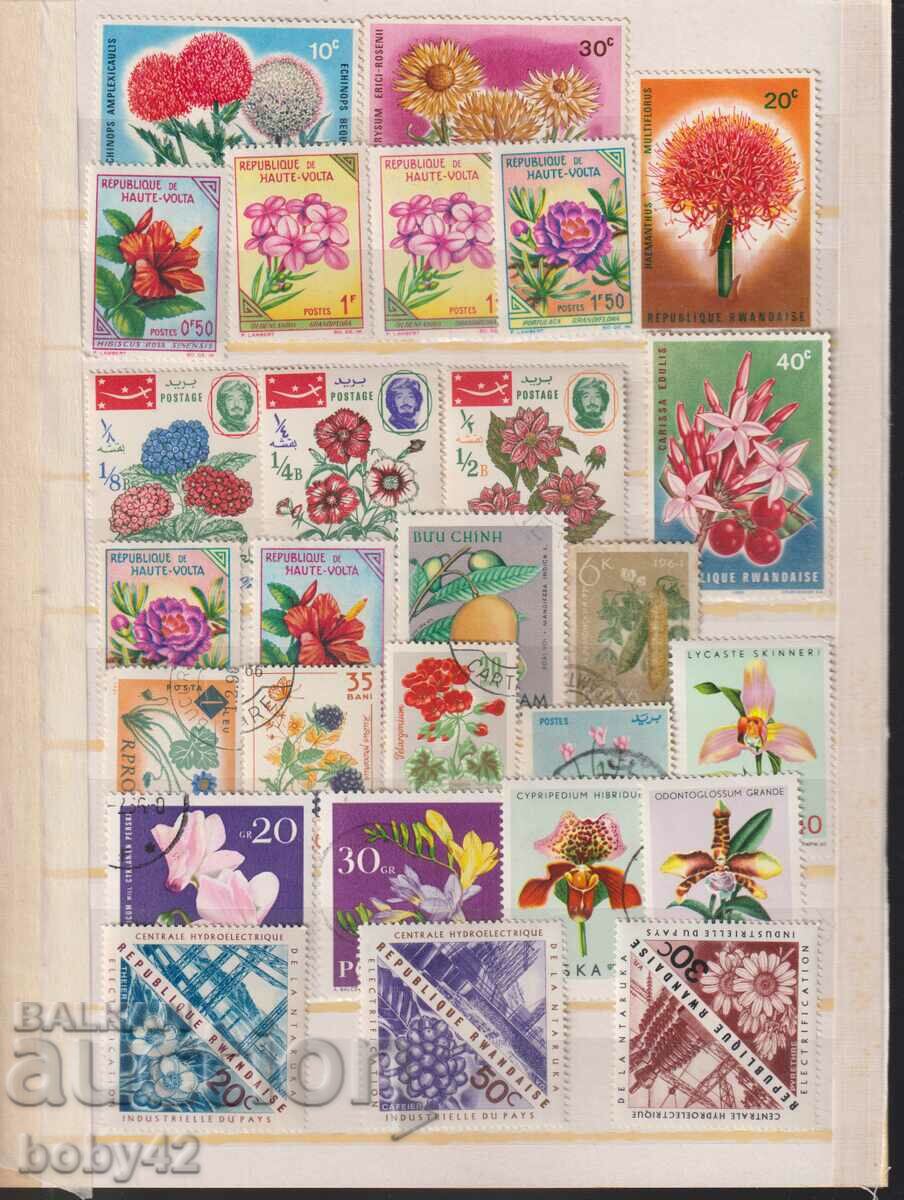 Flora - 27 γραμματόσημα