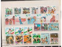 Αθλητισμός - Κούβα, 39 γραμματόσημα
