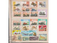 Mijloace de transport - 27 de timbre poștale