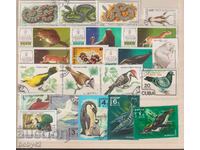 Fauna - URSS 45 timbre poștale,