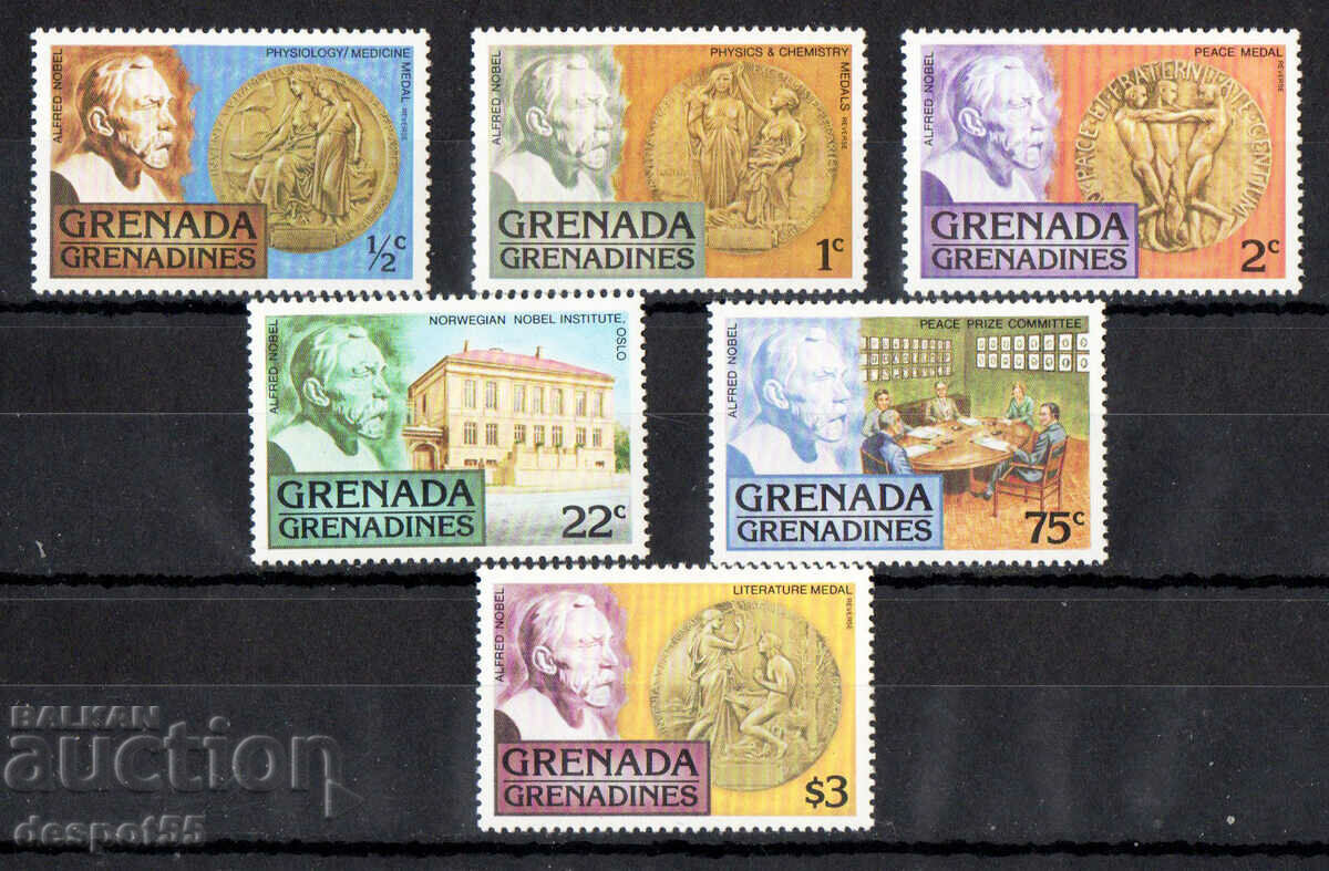 1978. Grenada Grenadines. Distins cu Premiul Nobel.