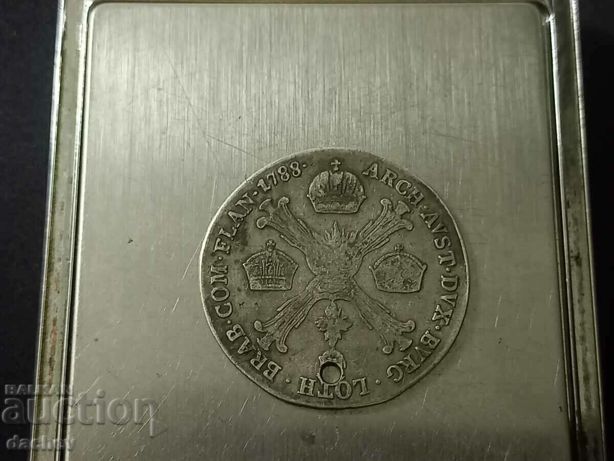 Monedă de argint rară Kronenthaler Franz Joseph II Argint 1788 cu preț € 21.00 | 41.07 BGN