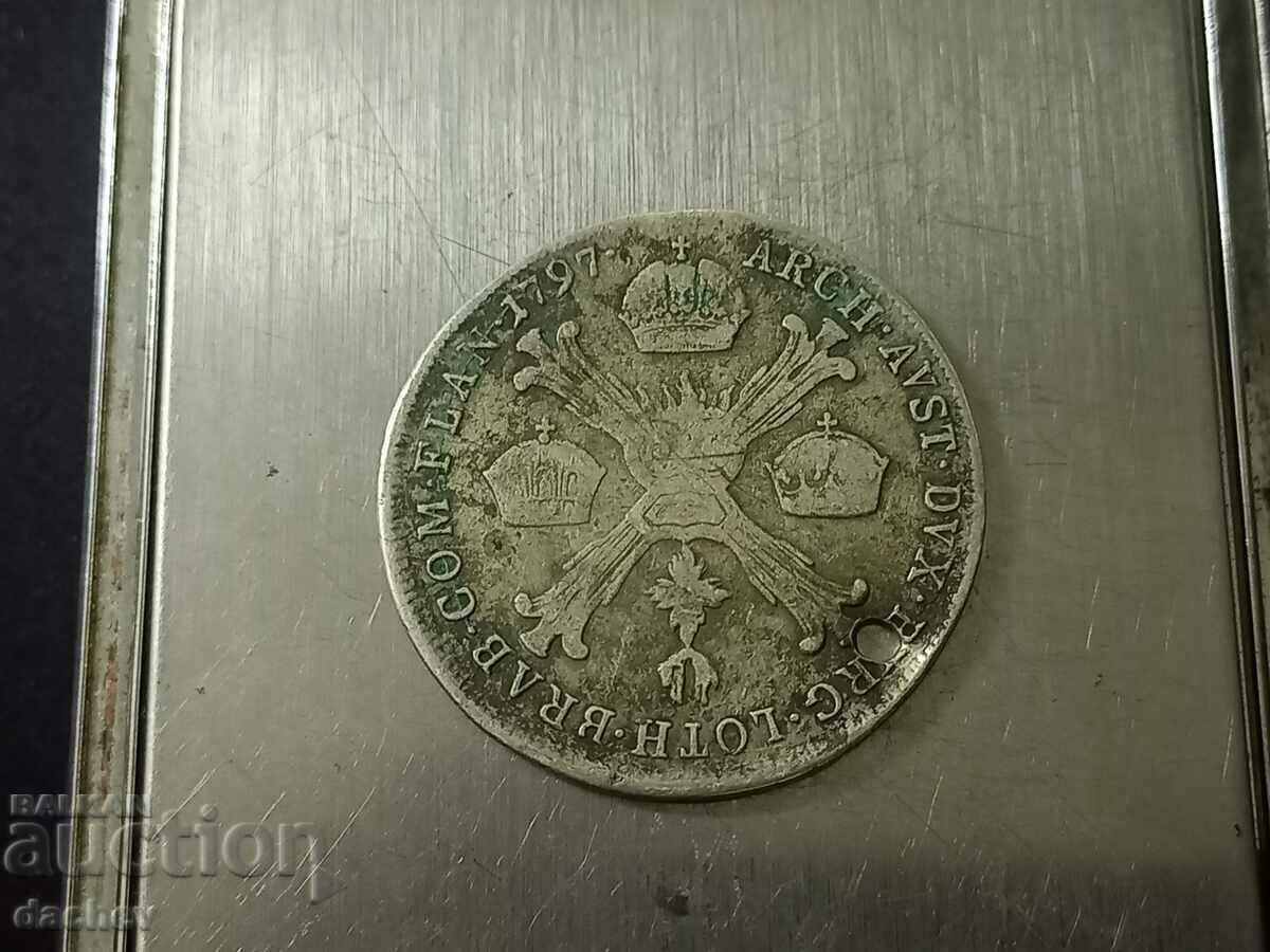 Rare Silver Coin Kronenthaler Franz Joseph II 1797 Silver with price 45.00 BGN | € 23.01 Rare Silver Coin Kronenthaler Franz Joseph II 1797 Silver with price 45.00 BGN | € 23.01