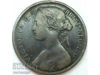 Great Britain 1 penny 1862 30mm bronze