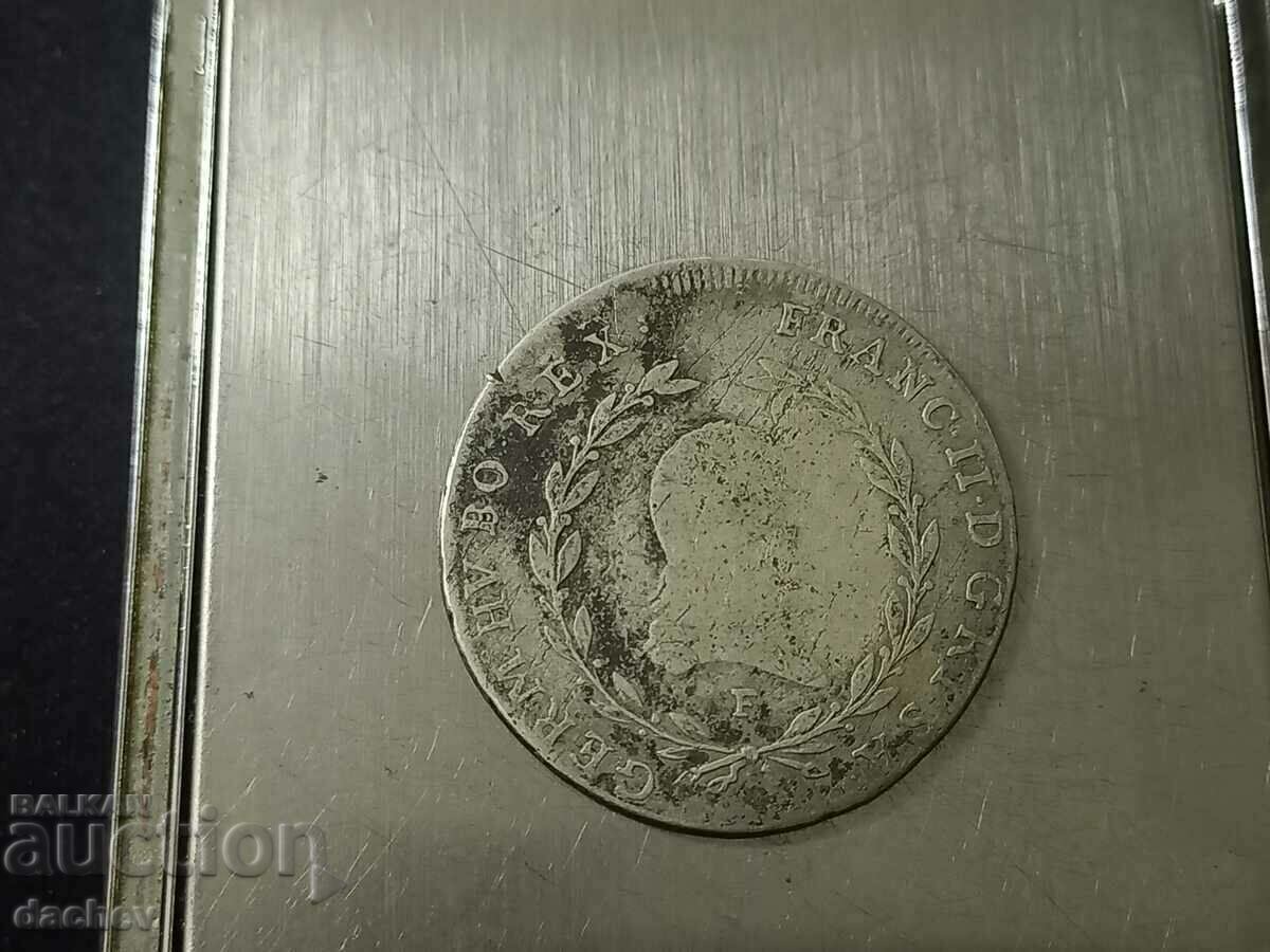 Auction Rare Silver Coin Austria 20 Kreuzer Austria-Hungary 1795 Auction Rare Silver Coin Austria 20 Kreuzer Austria-Hungary 1795