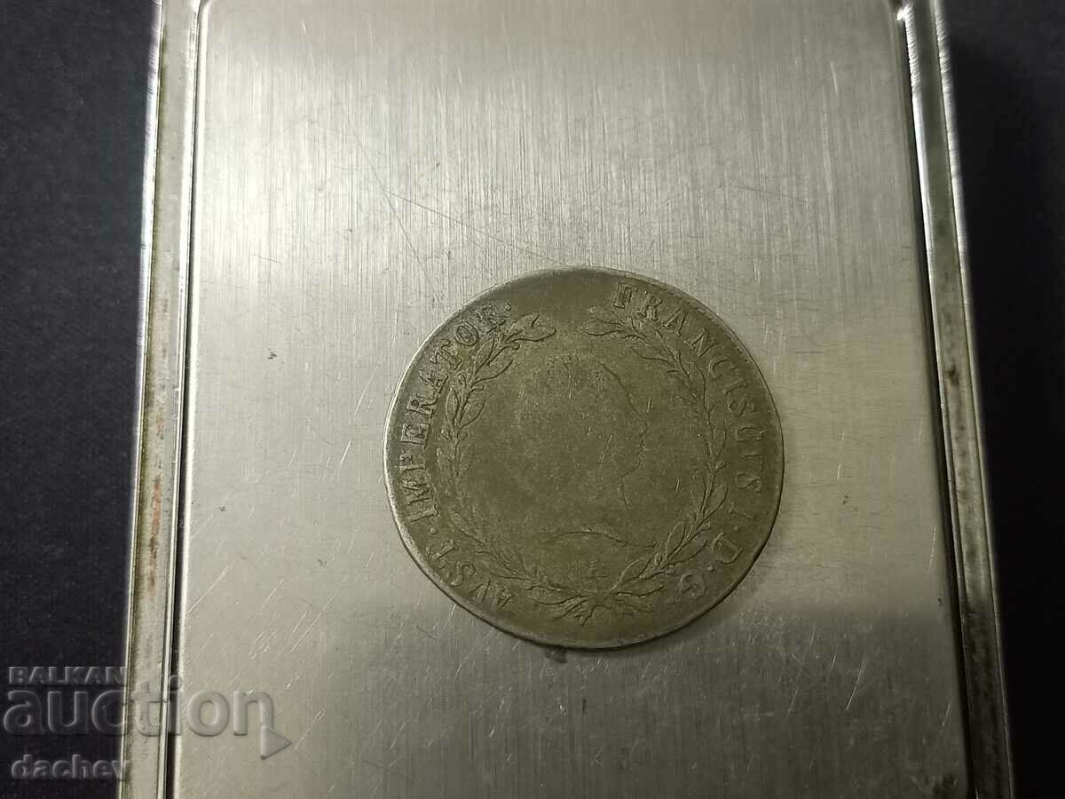 Delivery of Rare Silver Coin Austria 20 Kreuzer Austria-Hungary 1823 Delivery of Rare Silver Coin Austria 20 Kreuzer Austria-Hungary 1823