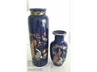 Două vaze foarte frumoase cobalt Japonia