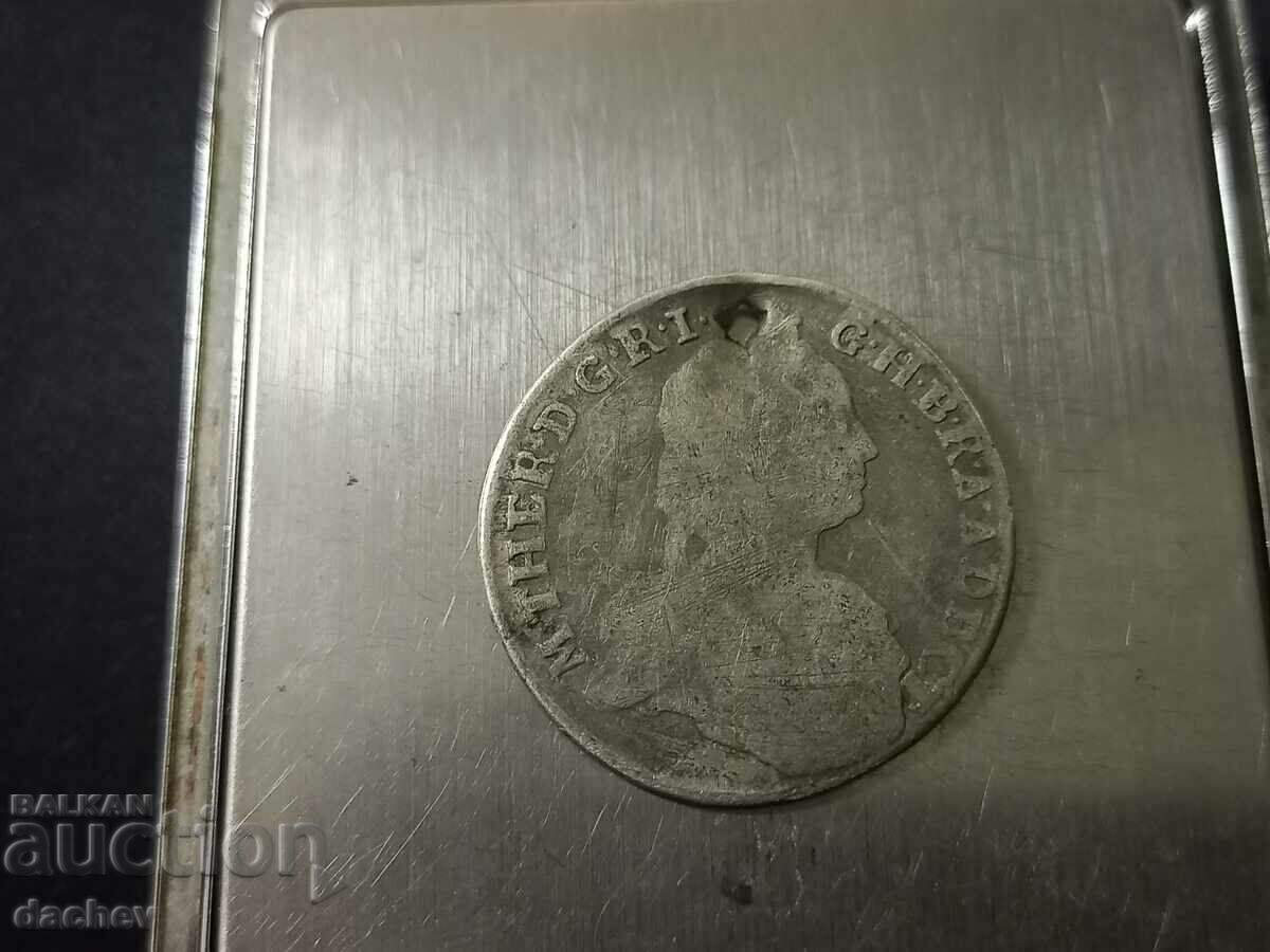 Delivery of Rare Silver Coin Hungary Kreuzer Austria-Hungary 1750