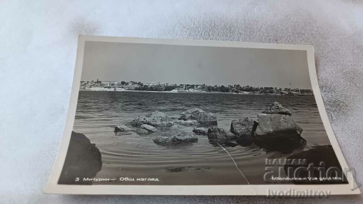 Καρτ ποστάλ Michurin Γενική άποψη 1959
