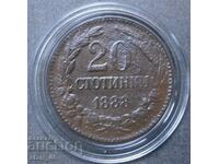 20 de cenți 1888