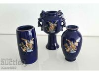 Three small Japon vases