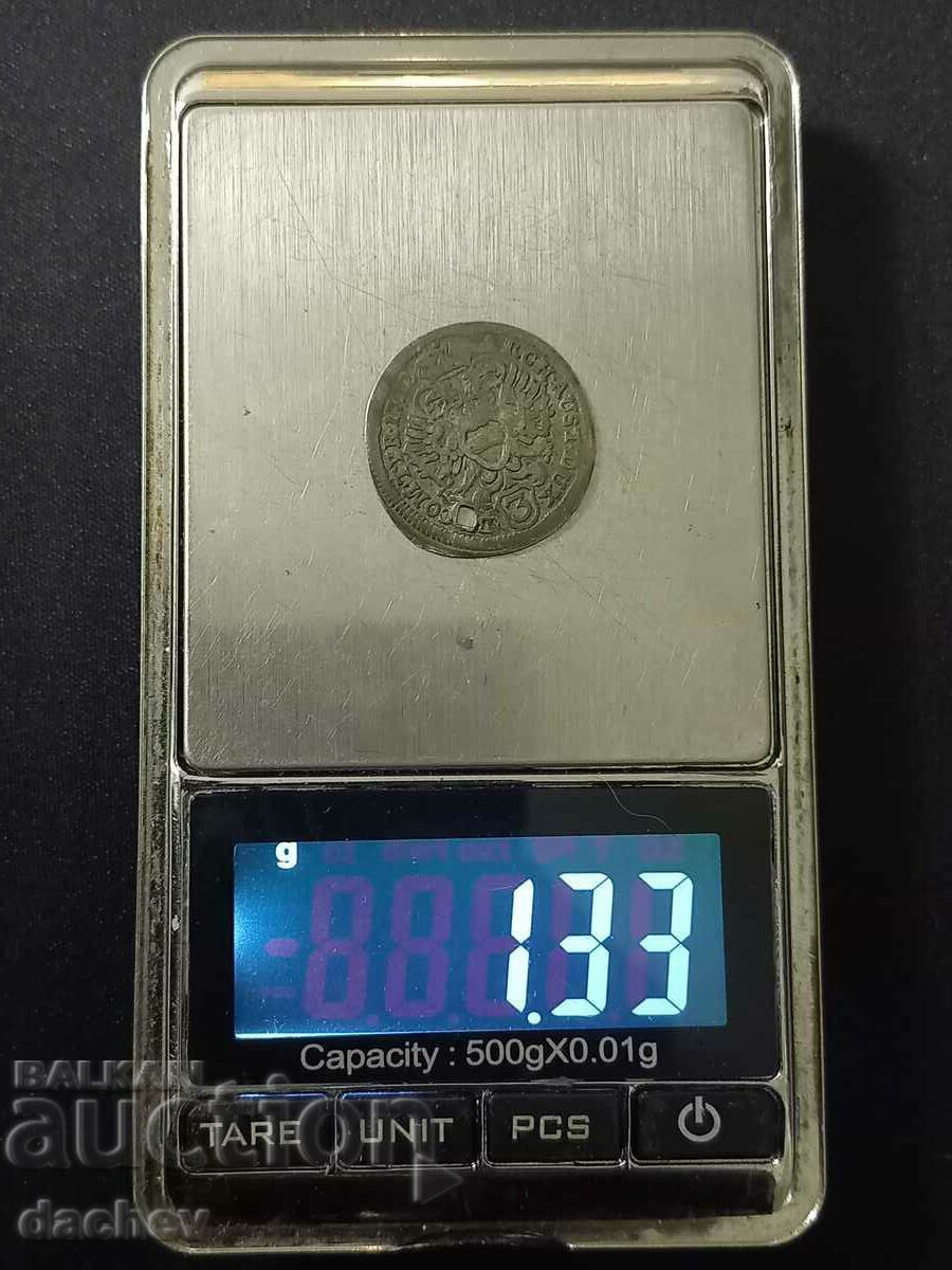 Σπάνιο ασημένιο νόμισμα Ουγγαρία 3 Kreuzer Αυστρία 1722