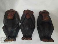 THE THREE MONKEYS He didn't hear, He didn't understand, He didn't see