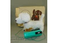 Jucărie electrică rusească într-o cutie, telecomandă cu baterie pentru câini
