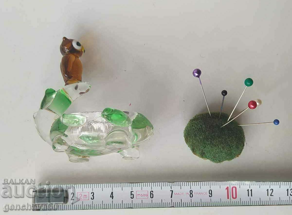 Rare!!! Vintage glass figurine hedgehog - 6