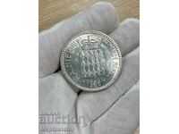10 φράγκα 1966, Πριγκιπάτο του Μονακό - ασημένιο νόμισμα