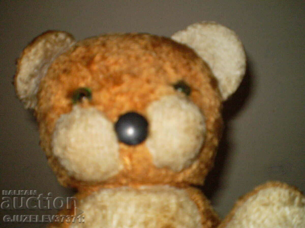 Vintage stuffed toy Lion stuffed with straw GLASS eyes "R with price 110.00 BGN | € 56.24