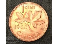 Καναδάς. 1 σεντ 1965 UNC.
