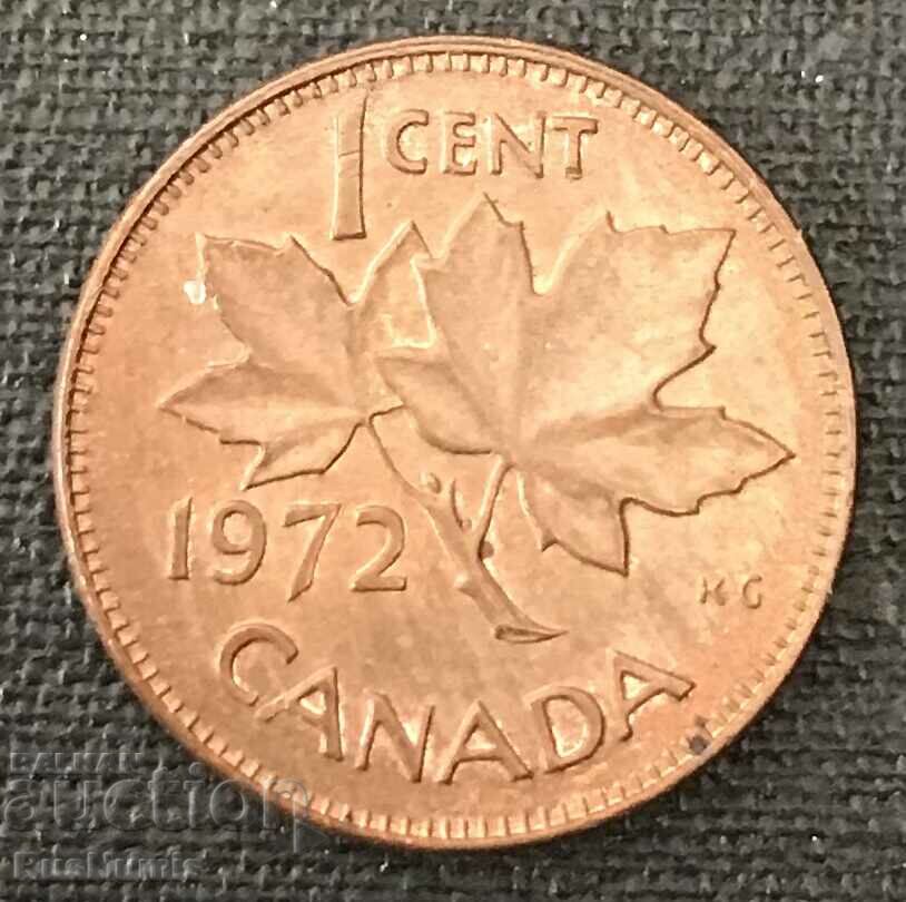 Канада. 1 цент 1972 г. UNC.