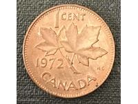 Канада. 1 цент 1972 г. UNC.