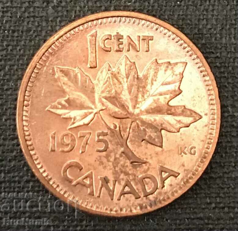 Καναδάς. 1 σεντ 1975 UNC.