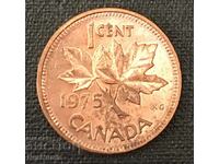 Καναδάς. 1 σεντ 1975 UNC.