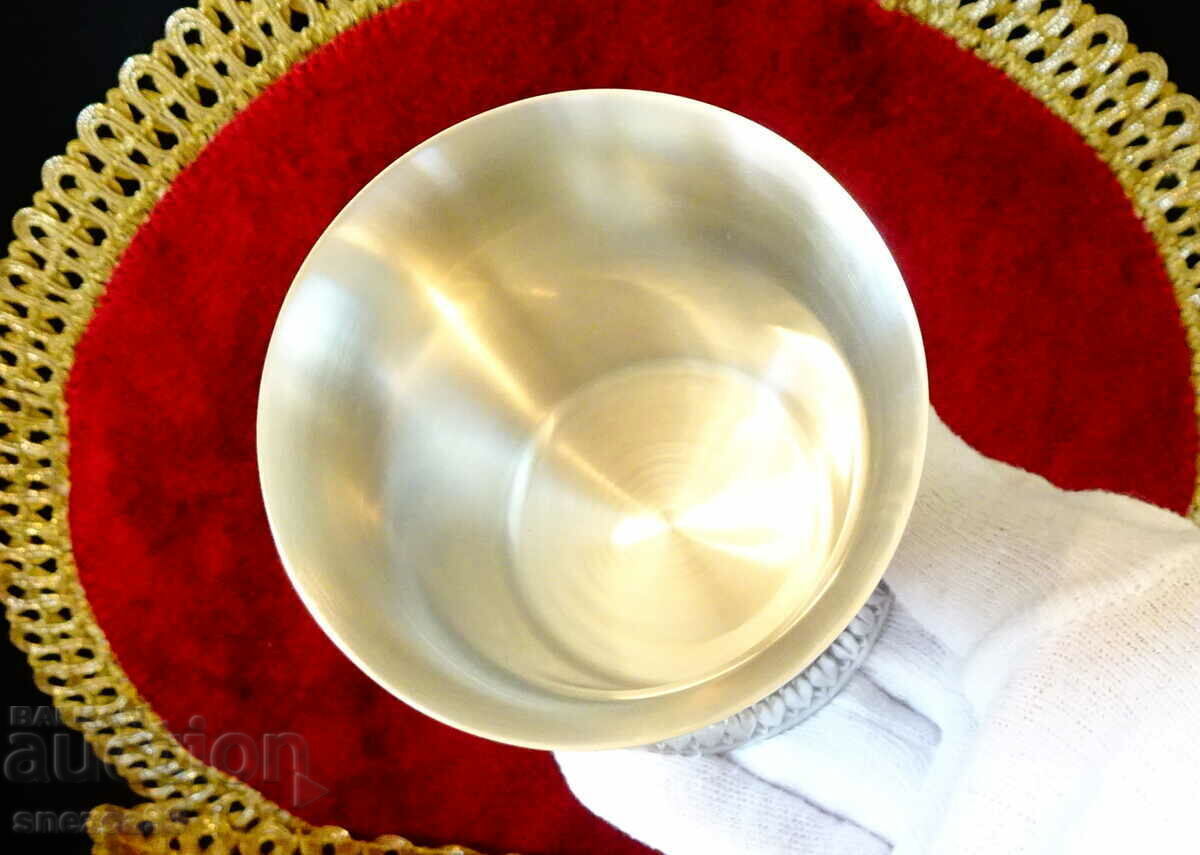 WMF pewter cup for the king of the waltz J.Strauss. - 5