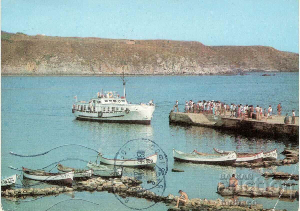 Παλιά καρτ ποστάλ - Chernomorets, λιμάνι