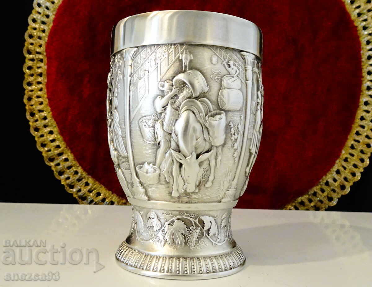 Goblet, tin cup Grozdober, wine. Goblet, tin cup Grozdober, wine.