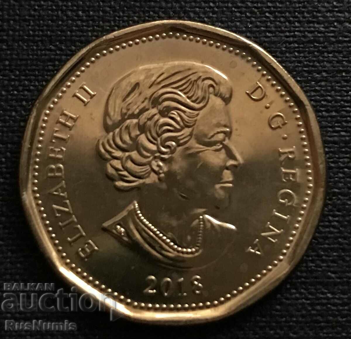 Canada. $1 2018 .UNC. with price 6.00 BGN | € 3.07 Canada. $1 2018 .UNC. with price 6.00 BGN | € 3.07