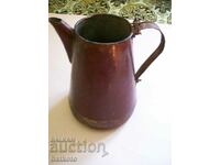 Old enameled jug from before 09.09 - for decoration