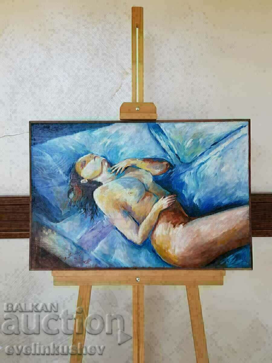 Oil painting "Anxiety" Italian artist with price 270.00 BGN | € 138.05 Oil painting "Anxiety" Italian artist with price 270.00 BGN | € 138.05