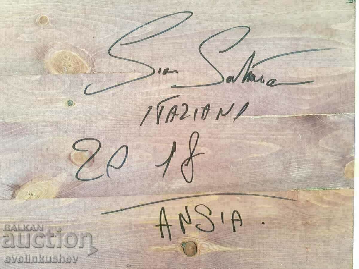 Oil painting "Anxiety" Italian artist - 7