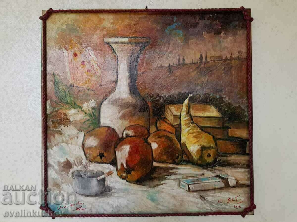 Auction Oil painting "Flight of a Butterfly" Italian artist Auction Oil painting "Flight of a Butterfly" Italian artist