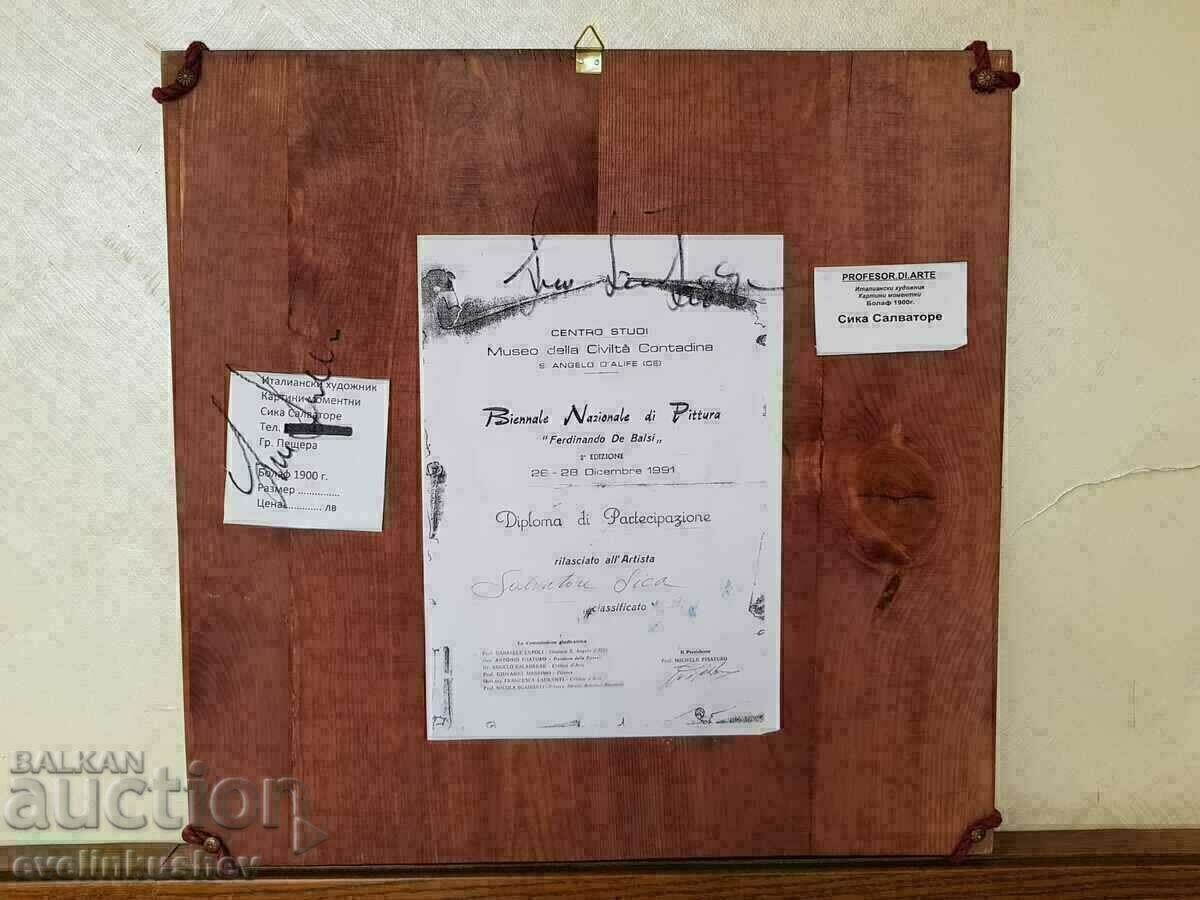 Oil painting "Flight of a Butterfly" Italian artist - 7 Oil painting "Flight of a Butterfly" Italian artist - 7