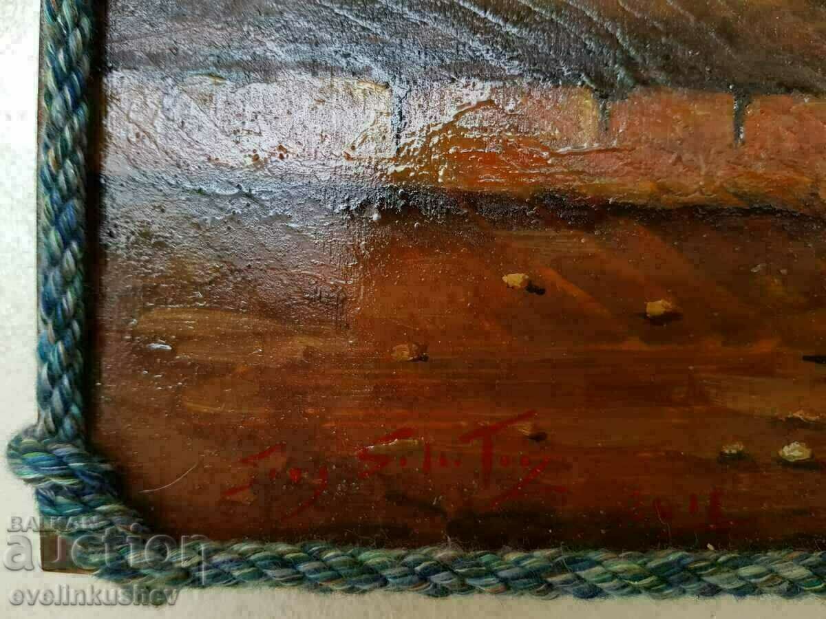 Παράδοση Ελαιογραφία "Πού είναι η ευτυχία" Ιταλός καλλιτέχνης Παράδοση Ελαιογραφία "Πού είναι η ευτυχία" Ιταλός καλλιτέχνης