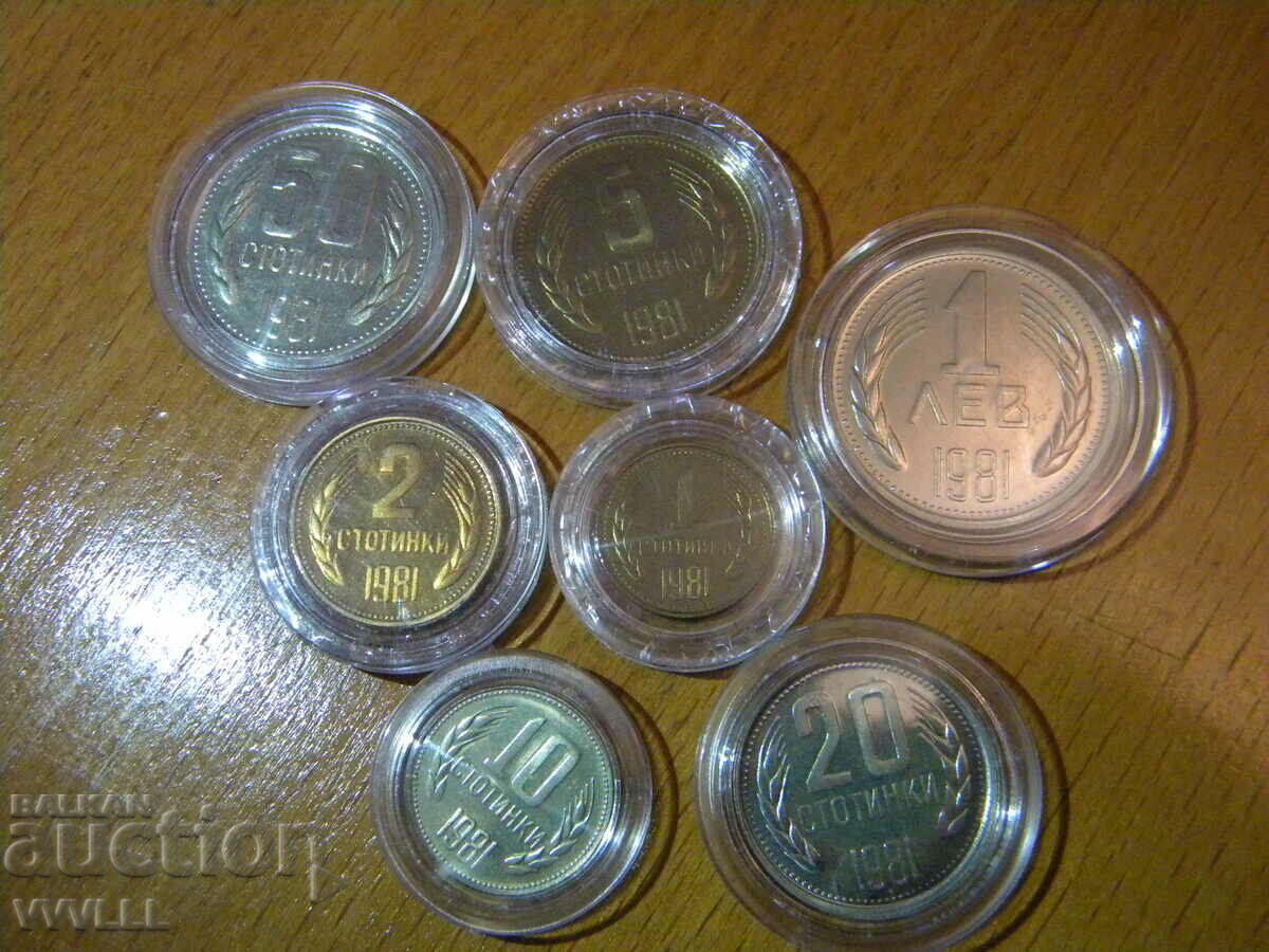 Auction  Set 1981 Proof. Proof.