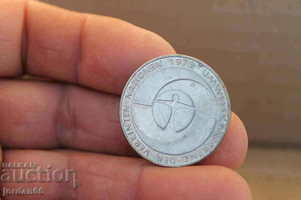 Coin of /5/ Deutsche mark - 5 Coin of /5/ Deutsche mark - 5