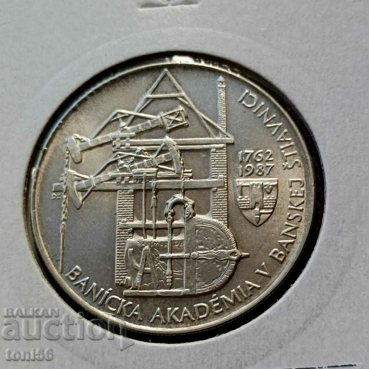 Τσεχοσλοβακία 100 κορώνες 1987 UNC - Ασημένιο