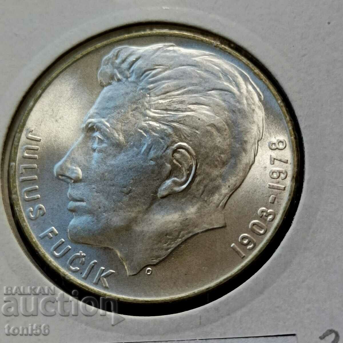 Чехословакия 100 крони 1978 UNC - сребро