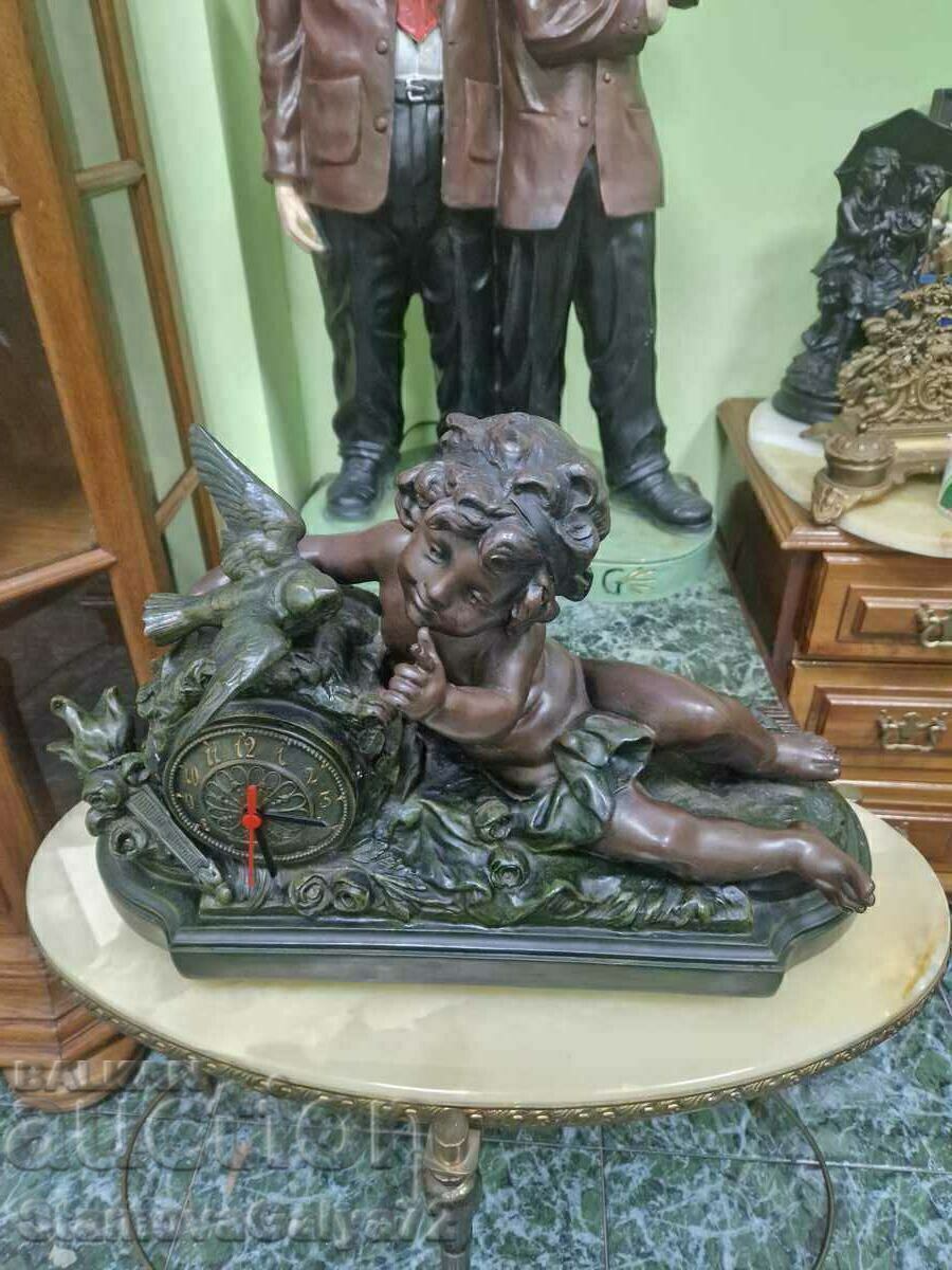 Unique Dutch mantel clock - 5