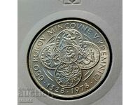 Cehoslovacia 50 de coroane 1978 UNC - Argint