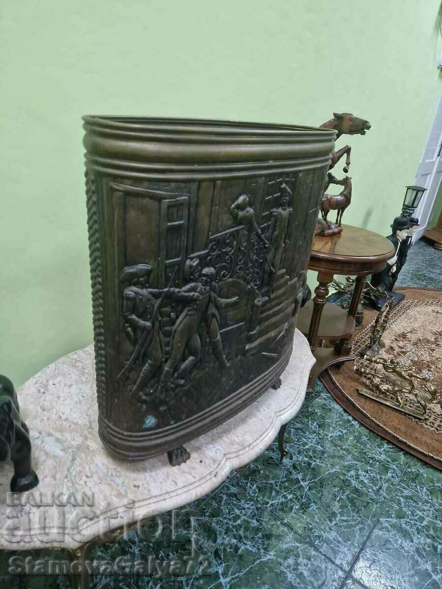Уникален голям антикварен холандски чадърник - 5