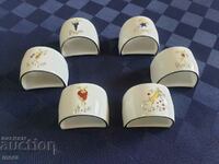 Porcelain rings - Rottery barn reindeer made in Japan