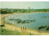 Παλιά καρτ ποστάλ - Τσερνομόρετς, η παραλία