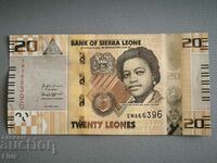 Bancnotă - Sierra Leone - 20 Leoni UNC | 2022