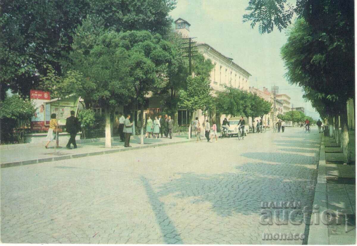 Old postcard - Nova Zagora, View