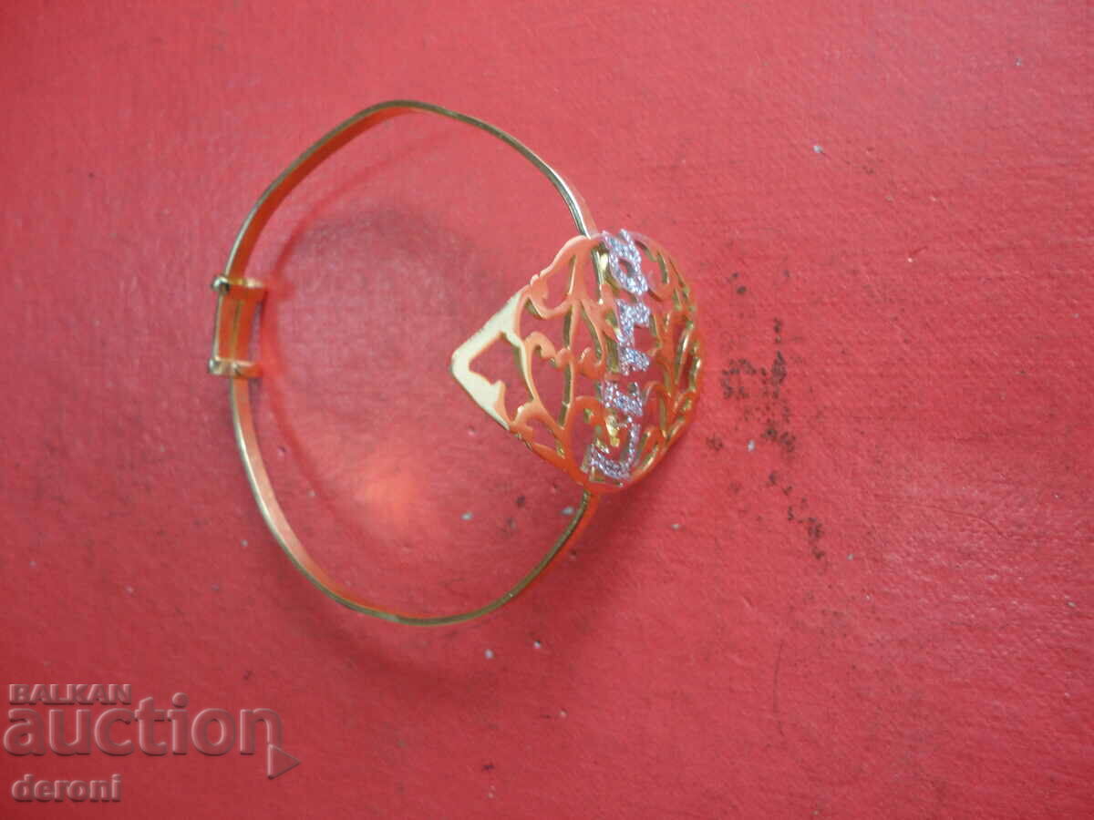 Gold-plated bracelet with Lina stones - 7