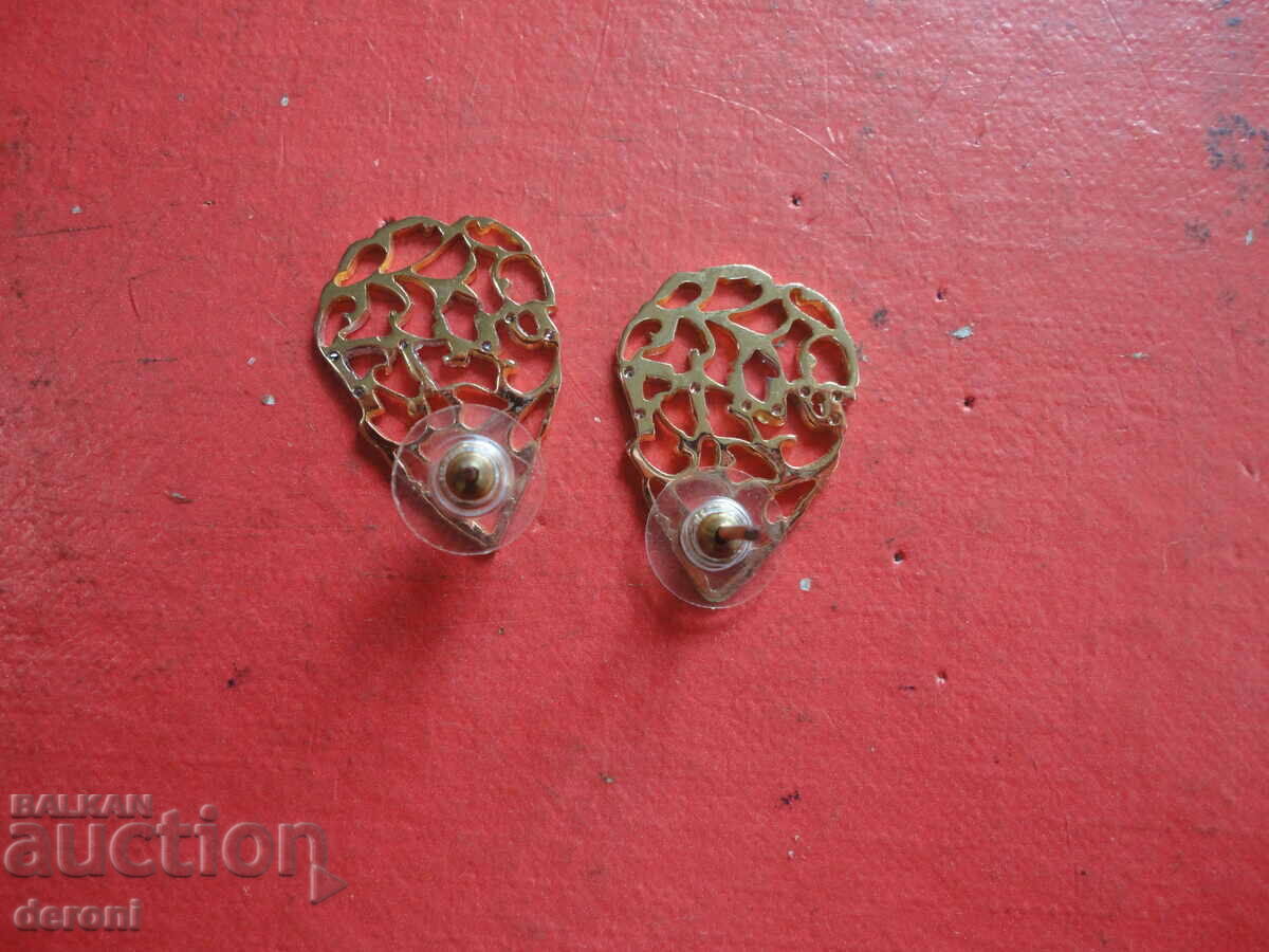 Gorgeous gold plated earrings Lina stone earrings - 6