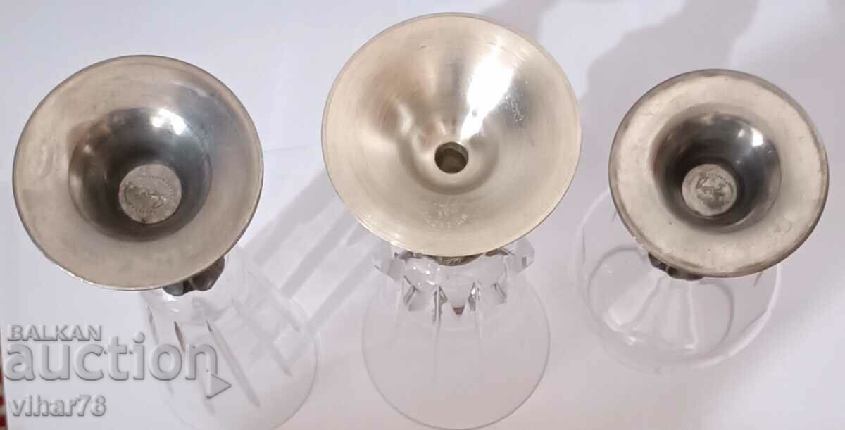 Lot of three glasses - 6